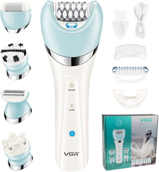 Professional 5-in-1 Women Grooming Kit Shaver