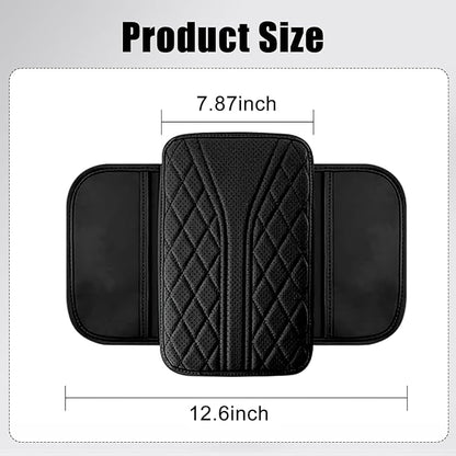 Universal Car Armrest Cover – Anti-Slip Leather Protector