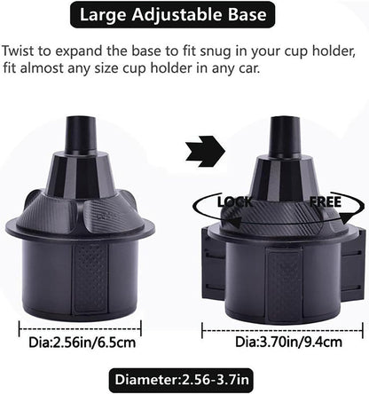 Car Cup Holder Tray – Portable Food & Phone Stand