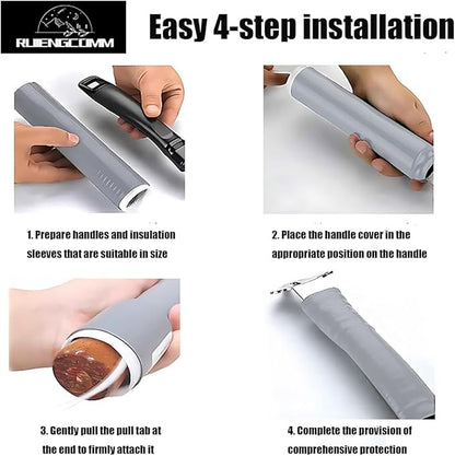 Silicone Pot Handle Cover – Heat Resistant Anti-Scald Grip