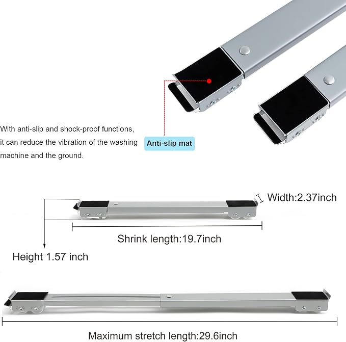 🧺 Adjustable Washing Machine Stand