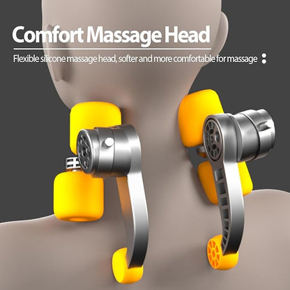 Rechargeable Neck Massager with Heat – 5D Deep Tissue Relief