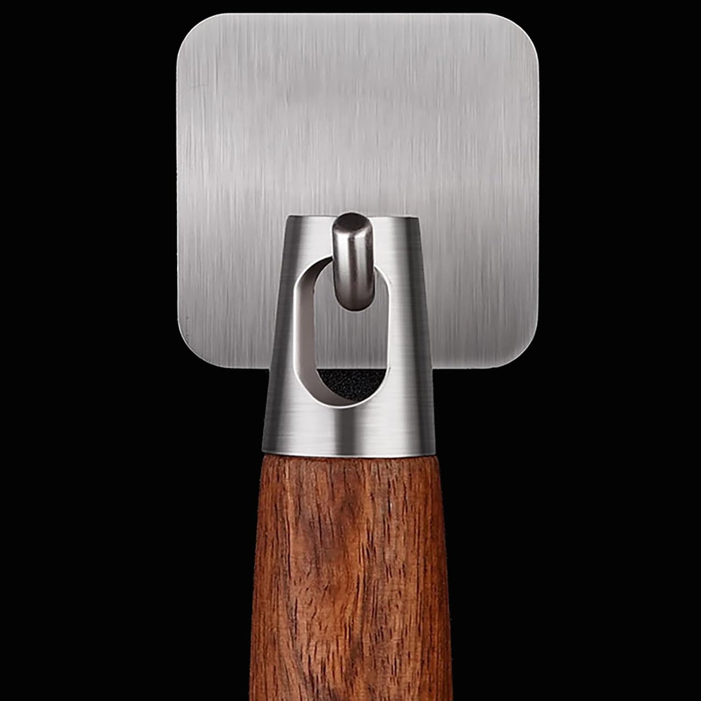 Wooden and stainless steel skimmer strainer pot