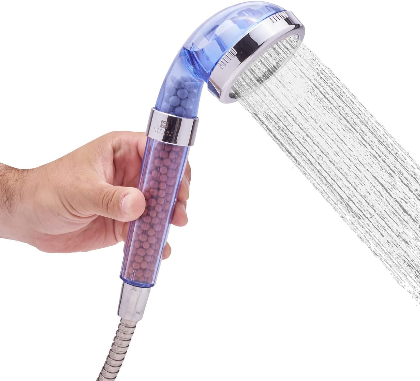 Shower Head High Pressure Filter with Beads