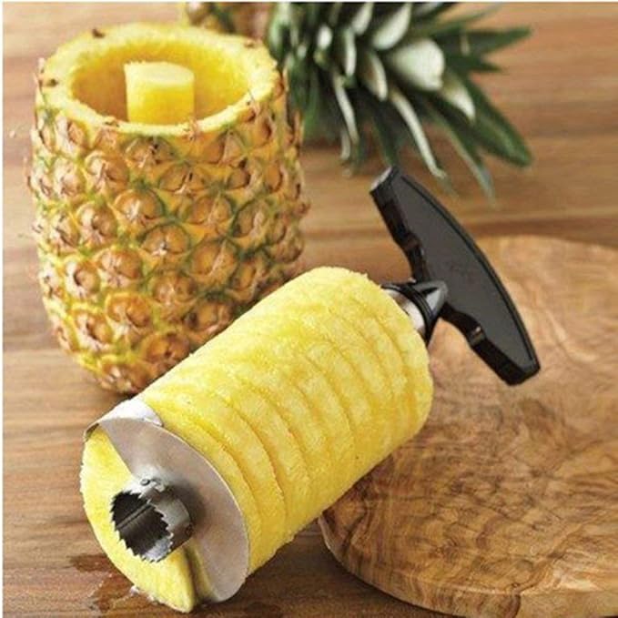 Stainless Steel Pineapple Corer & Slicer – Easy Fruit Cutter 🍍✨