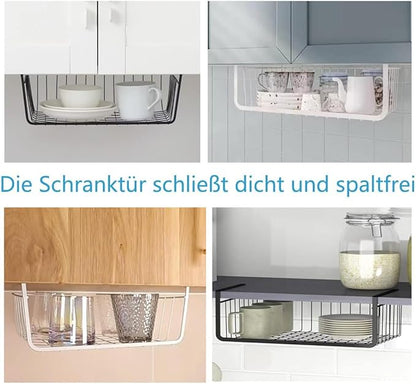 Under Shelf Storage Baskets – Hanging Organizer Set