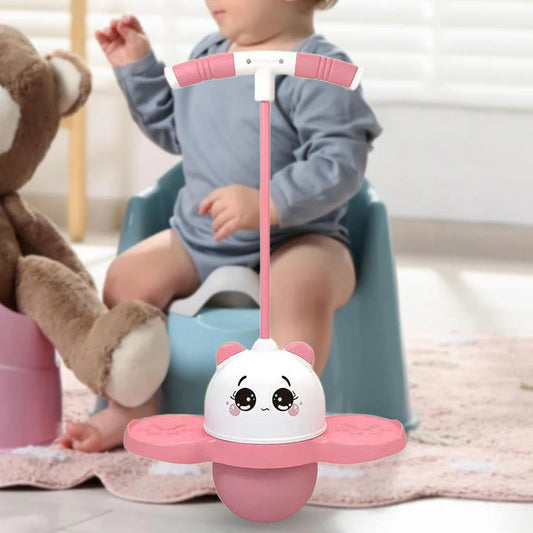 Pogo Ball with Handle Kids Stick Jump for Toys