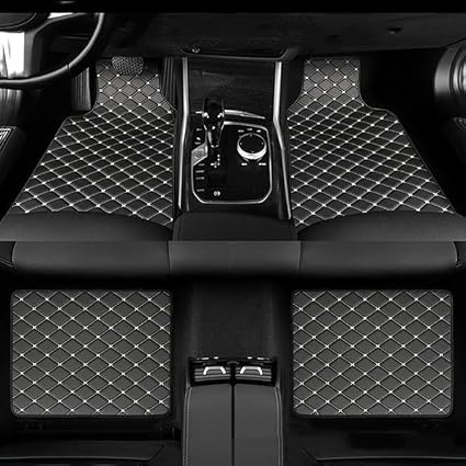 4-Piece Leather Car Floor Mat Set 🚗✨