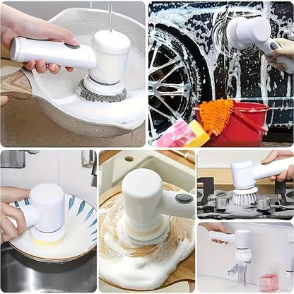 5 In 1 Multifunctional Electric Magic Cleaning Brush
