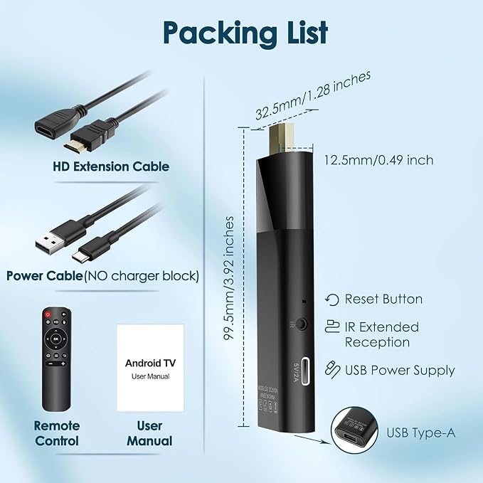 4K Smart TV Stick – 2GB RAM / 16GB 📺✨