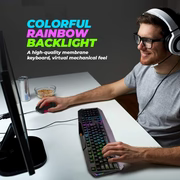 Backlit Gaming Keyboard and Mouse Combo Meetion C510 USB