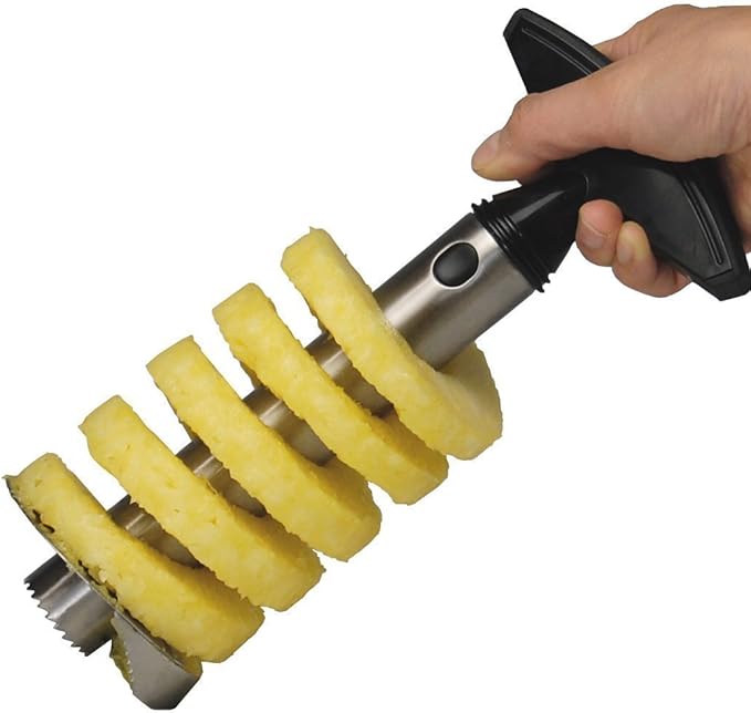 Stainless Steel Pineapple Corer & Slicer – Easy Fruit Cutter 🍍✨