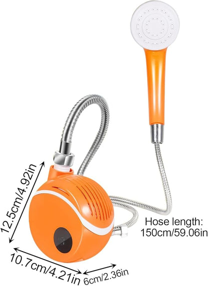 Portable Camping Shower – Rechargeable Digital Display Pump