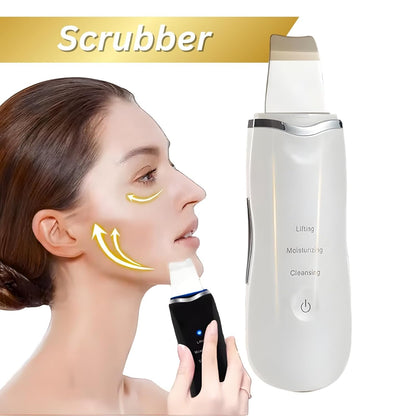 Ultrasonic Skin Scrubber – Deep Facial Cleansing Device ✨💆‍♀️