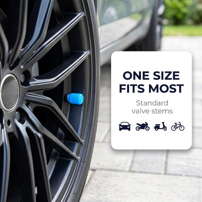 4 Pieces Car Luminous Wheel Tire Valve Led Decor