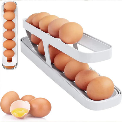 Egg Dispenser Organizer For Refrigerator