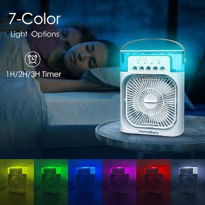 Portable Air Cooler Fan – 3-Speed Evaporative Cooler ❄️💨