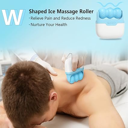 2-in-1 Ice Face Roller – Cooling Facial Massager ❄️🧊