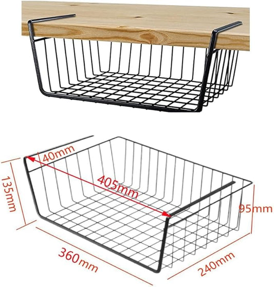Under Shelf Storage Baskets – Hanging Organizer Set