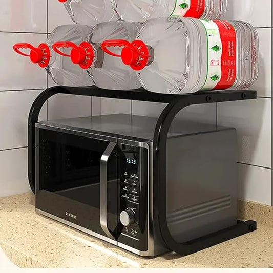 Extendable Microwave Stand – 2-Tier Kitchen Storage Rack