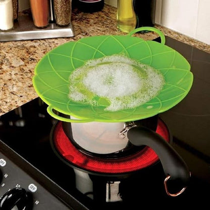 Silicone Spill Stopper Lid – Anti-Boil Over Cooking Cover
