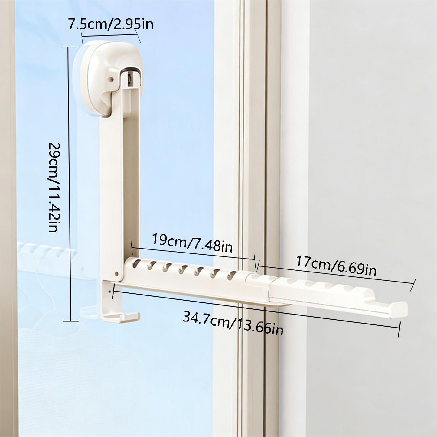 Foldable Wall-Mounted Clothes Drying Rack – Space Saving Hanger 👕✨
