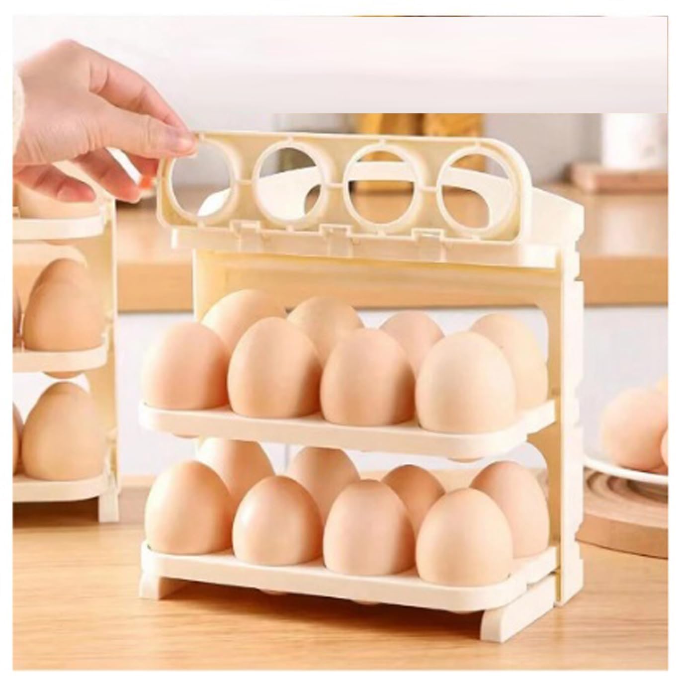 Plastic Foldable Egg Tray