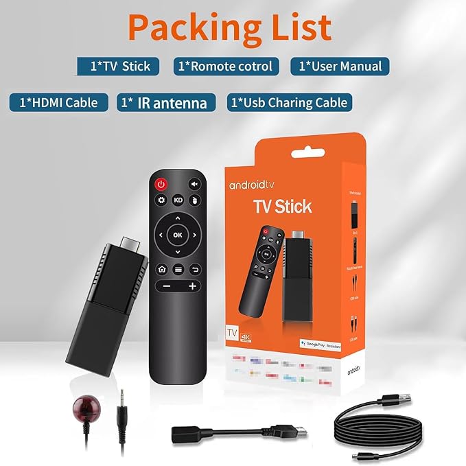4K Smart TV Stick – 2GB RAM / 16GB 📺✨