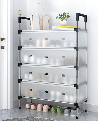 7-Tier Dustproof Shoe Rack – Space-Saving Storage Cabinet 👟✨