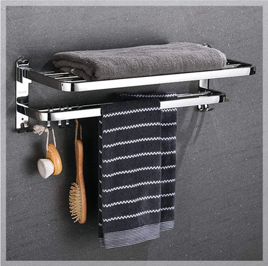 Bathroom Storage Shelf Multi Towel Rack