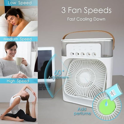 Portable Air Cooler Fan – 3-Speed Evaporative Cooler ❄️💨