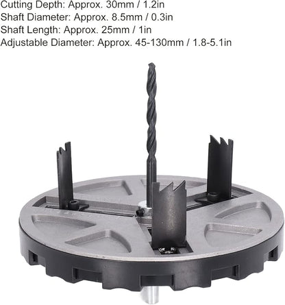 Adjustable Round Hole Cutter – Multi-Purpose Punching Saw