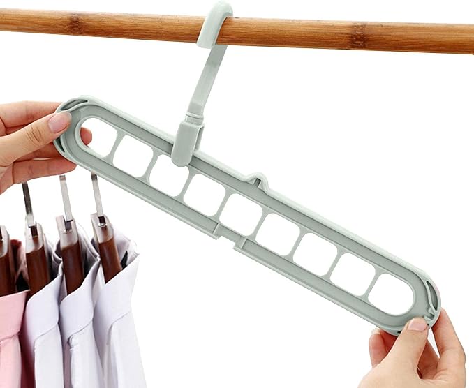 9-Hole Magic Space-Saving Hanger 👕👗✨