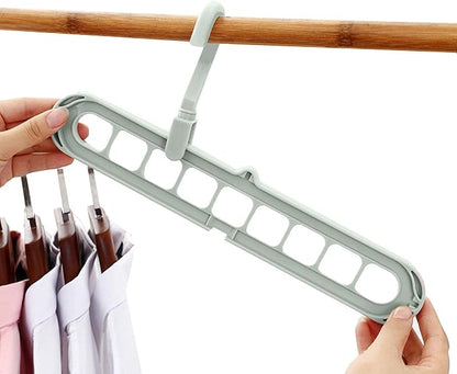 9-Hole Magic Space-Saving Hanger 👕👗✨