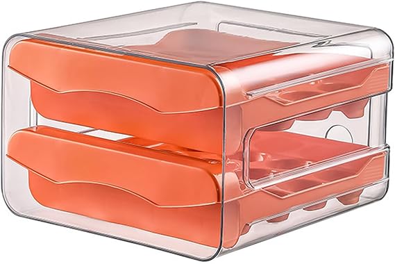 Double-Layer Egg Storage Box 🥚🧡