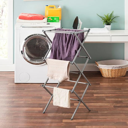3-Tier Expandable Clothes Drying Rack – Foldable Laundry Dryer 👕✨
