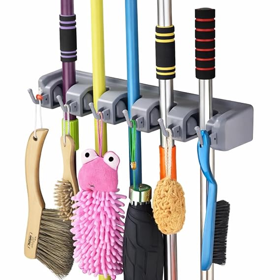 Wall-Mounted Mop & Broom Holder 🧹✨