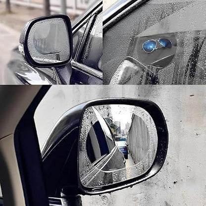 Waterproof Anti Fog Film Rain Proof Car Mirror for All Vehicles - Set of 2