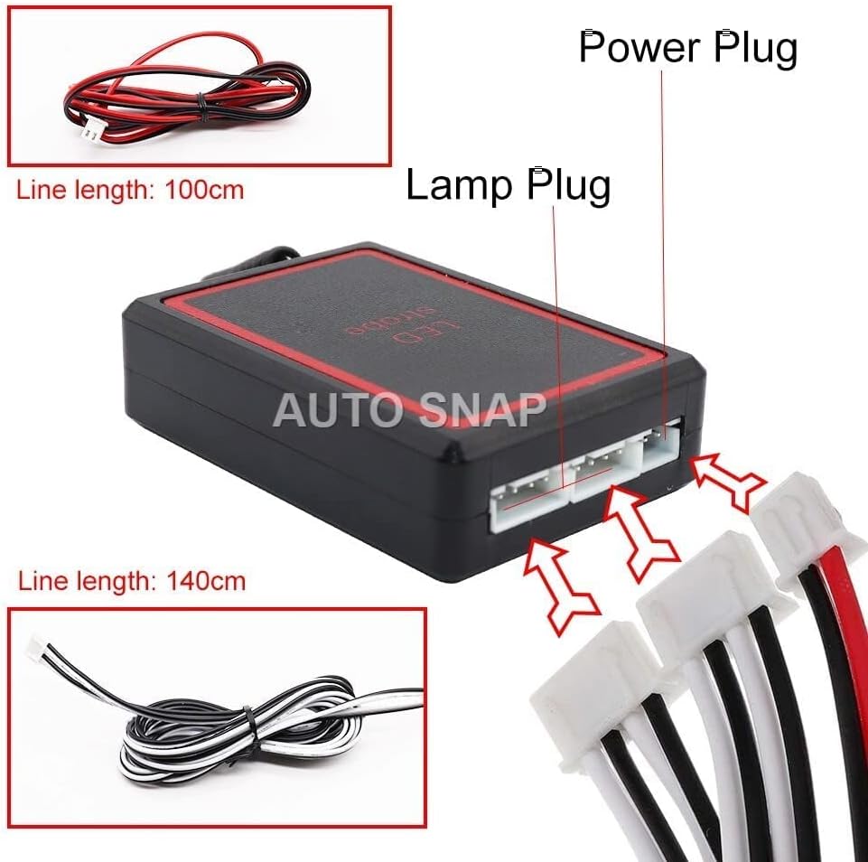 LED Police Lights for Car FSO Strobe Light Wireless Remote Ambulance 12V Emergency Warning Flash Strobe Car Accessories