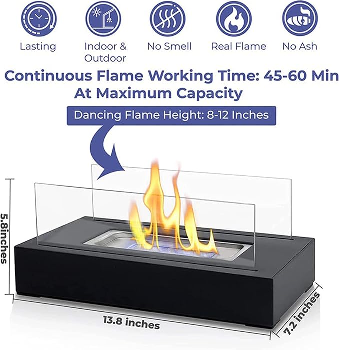 Table Fire place Ethanol For Indoor & Outdoor
