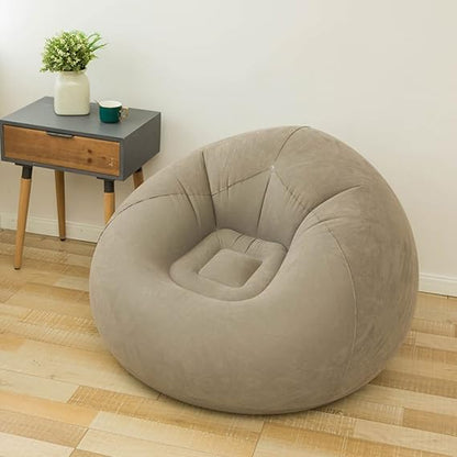 Large Lazy Inflatable Sofa Chairs PVC Lounger Seat Pouf Puff Couch
