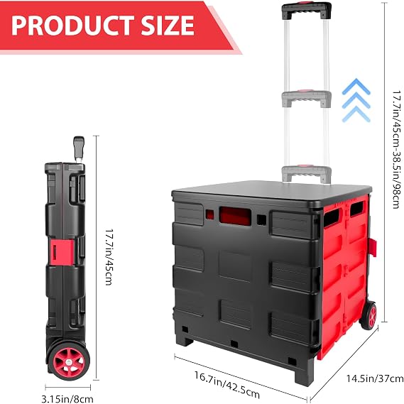 35L Foldable Trolley Cart 🛒📦