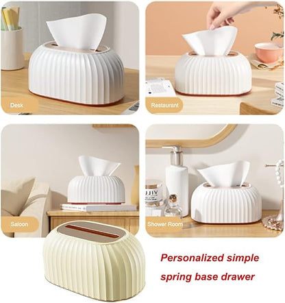 Spring-Lift Tissue Box Holder-B 🧻✨