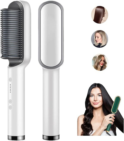 2-in-1 Hair Straightening Comb ✨💇‍♀️