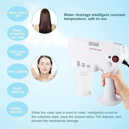 Nano Hair Steamer Gun – Hydrating Micro Mist Sprayer 💨💇‍♀️