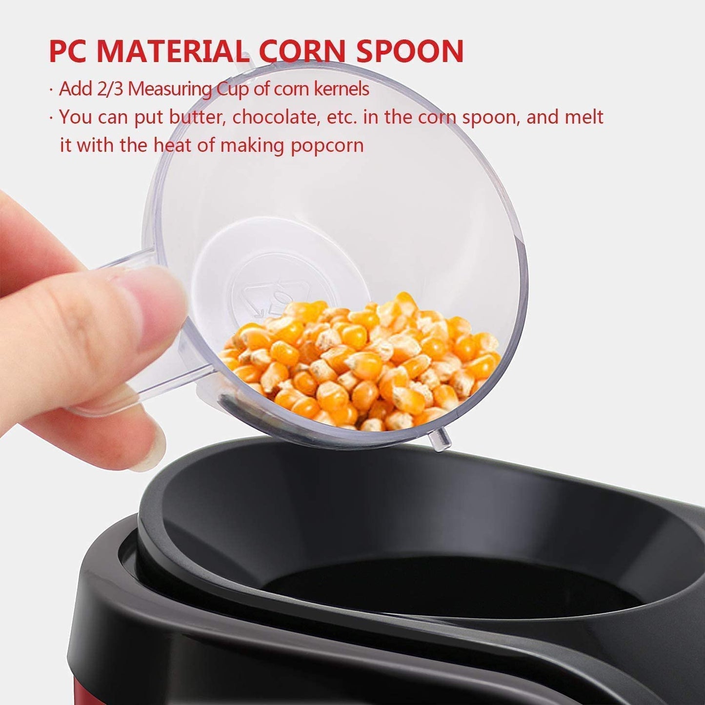 Popcorn Popper Electric Machine Snack Maker