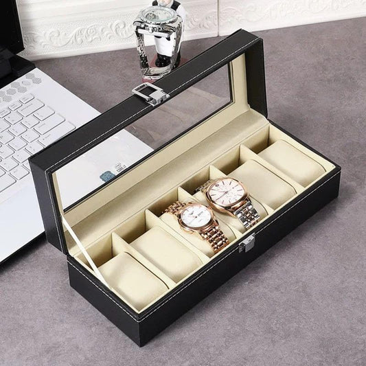 Watch Organizer and Accessories Premium Leather
