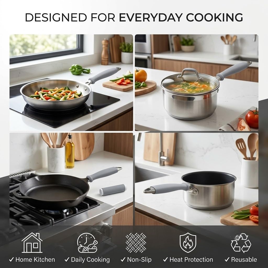 Heat-Resistant Pan Handle Cover 🍳🔥🖐️