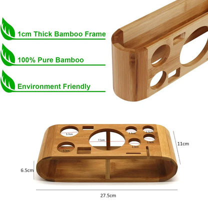 12-Piece Bar Tool Set with Bamboo Stand