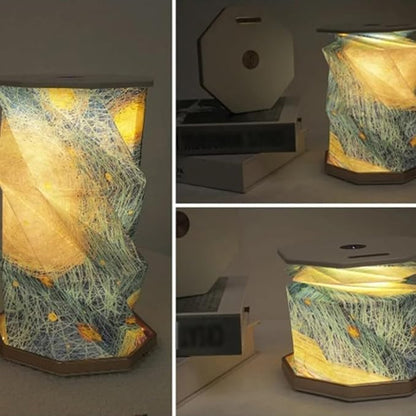 Rotating Book Lamp – Foldable Rechargeable Night Light